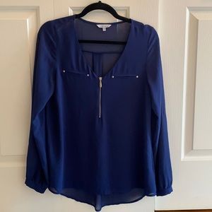 Naked Zebra | EUC Navy Blue Blouse